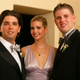 Donald Trump Jr. with his sister Ivanka Trump and brother, Eric Trump, after the wedding ceremony at the Mar-a-Lago Club in Palm Beach, Fla., on Nov. 12, 2005 (Carlo Allegri/Getty Images)
